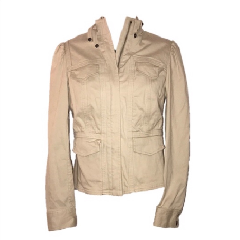 3 for $20 Express cream zip jacket.